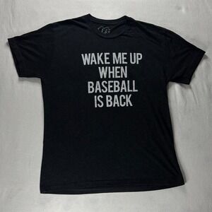 Live Love Gameday T-Shirt Mens Large Black Excellent Baseball Graphic‎ Tee